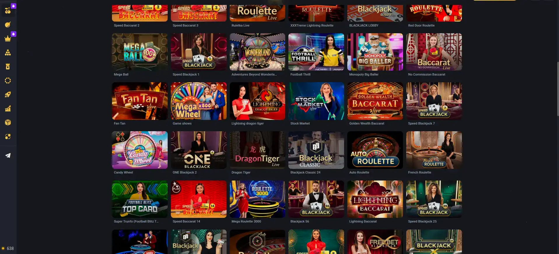 Smoky casino интерфейс и live игры